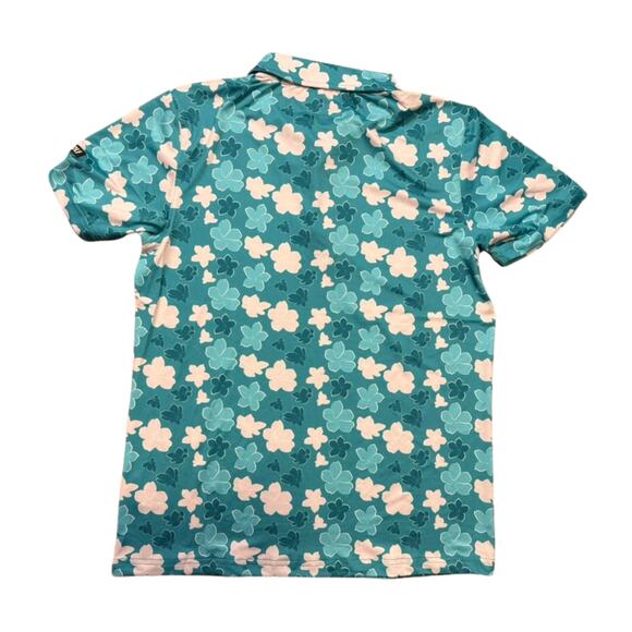 Shank It Golf Men’s Azalea Blue Polo Shirt NWT Size Small - Picture 2 of 4